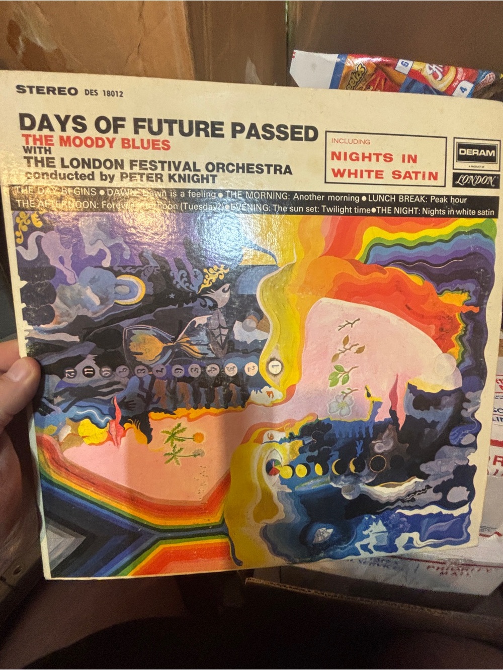 Moody Blues Days of Future Passed LP Vinyl record.